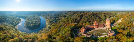 Turaida Museum Reserve – 360° aerial panoramas